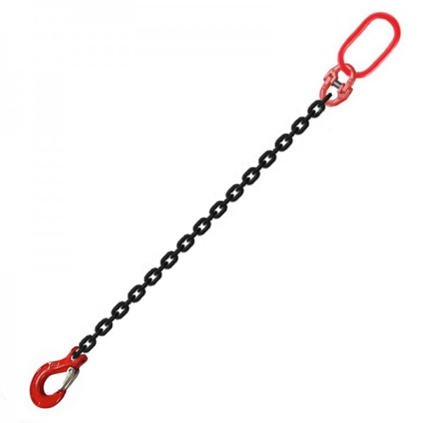 G8 Rückekette "Champion" - Rundstahl schwarz (6-10mm)