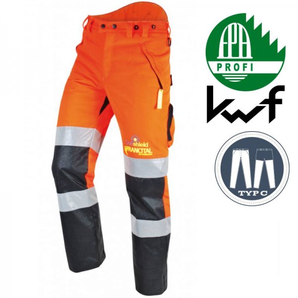 Forest Fighter "HV Profi" Schnittschutzhose EN 20471