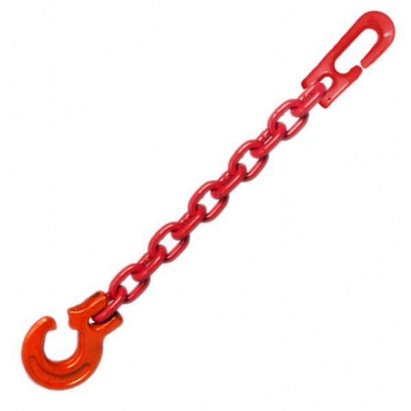 FTF Chokerkette "Woodbreaker" - Rundstahl rot (8 - 10mm)