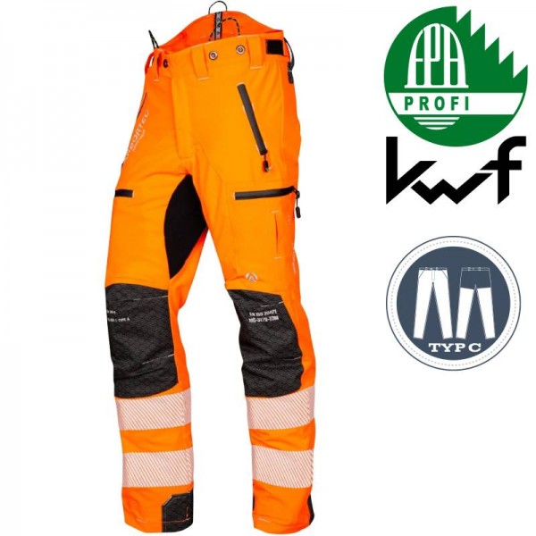 Arbortec BREATHEFLEX PRO Schnittschutzhose HI-VIS (Klasse 1 - Typ C)