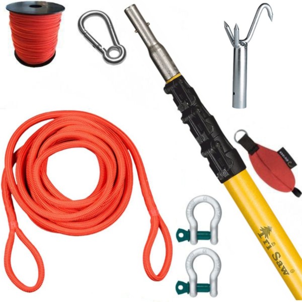 Komplettset "KAT" (6,5t) Fällhilfeseil / Baumzugseil (Tri Saw)