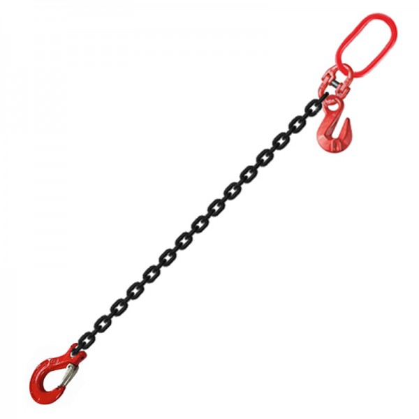 G8 Rückekette "Champion-V" - Rundstahl schwarz (6-10mm)
